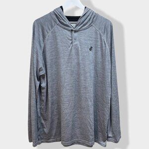 THREE Sixty Six Grey Lightweight Hoodie‎